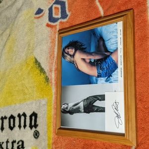 Jennifer Aniston photo collage (autographed) 13 X 16 framed